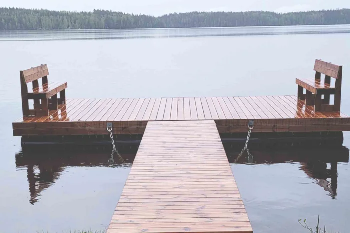 Putkiponttonilaituri  6 x 3,15 metriä (2 ponttonia) TEE-ITSE - Image 3