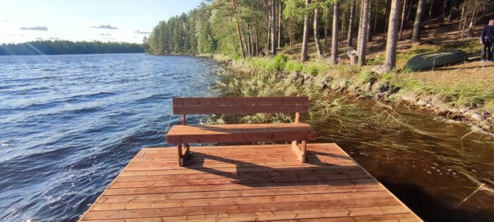 Laituripenkki 150 cm kestopuu - Image 5
