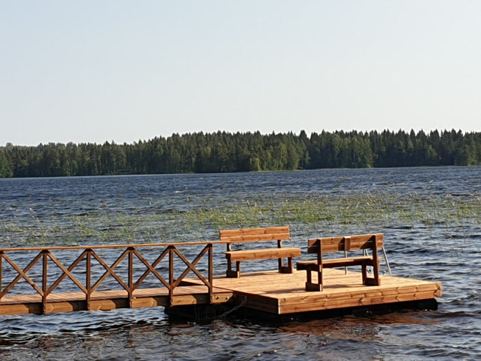 Laituripenkki 150 cm kestopuu