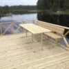 Laituripöytä RST-jaloilla 240 cm