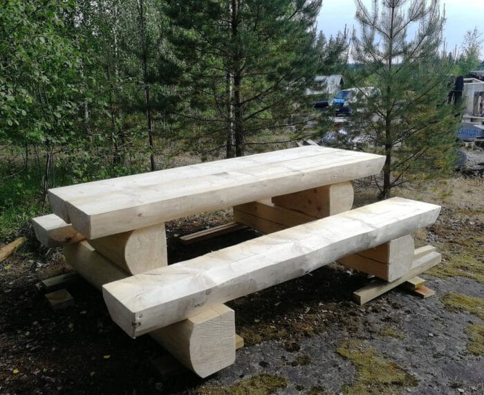 Pöytä-penkki yhdistelmä - Image 2